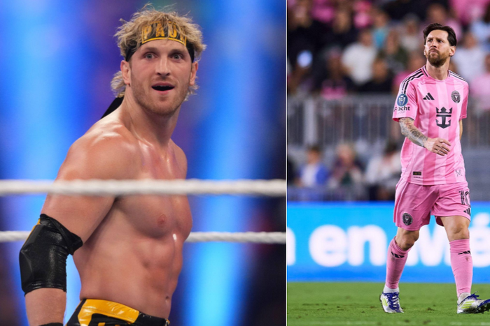 Logan Paul challenged Lionel Messi to a fight to settle the dispute between their respective energy drink companies || Image credit: Imago