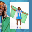 Super Falcons star Michelle Alozie leaves fans in awe after unveiling new shirt number