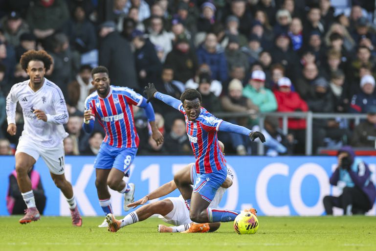 Manchester United taking on Crystal Palace | Image credits: Imago