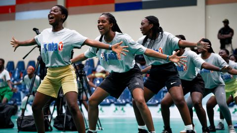 WNBA Champion Astou Ndiaye Leads Clinic and Life Skills Seminar for 60 Girls in Ghana
