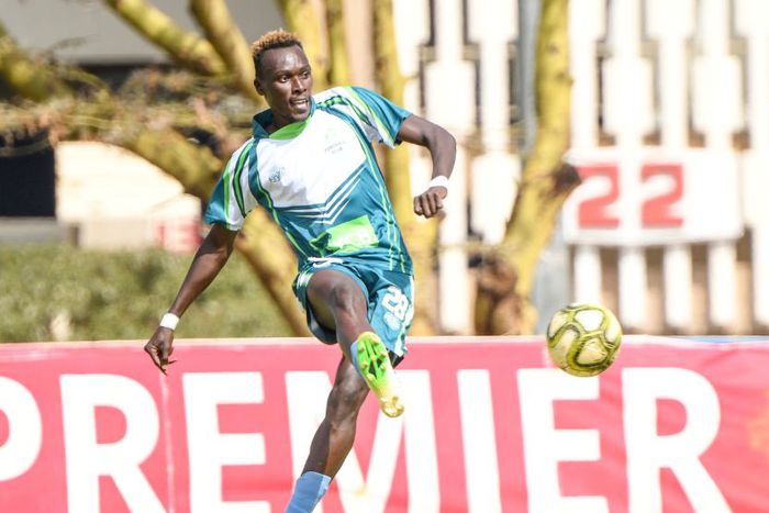 KCB forward Mike Oduor in action in a past encounter.