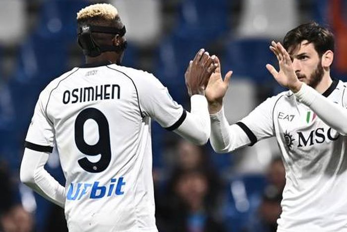 Victor Osimhen and Kvicha Kvaratskhelia | Imago