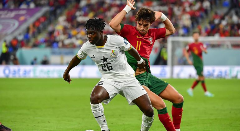 Alidu Seidu playing for Ghana at the 2022 World Cup | Imago