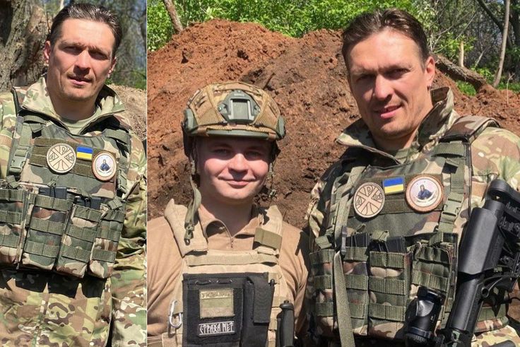 Usyk, a resident of Simferopol, personally fired a mortar shot, which was a significant feat.