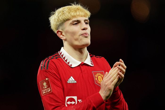 Manchester United midfielder Alejandro Garnacho.