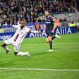 Alexander Lacazette in action for Lyon