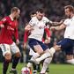 Harry Kane of Tottenham Hotspur vs Manchester United.