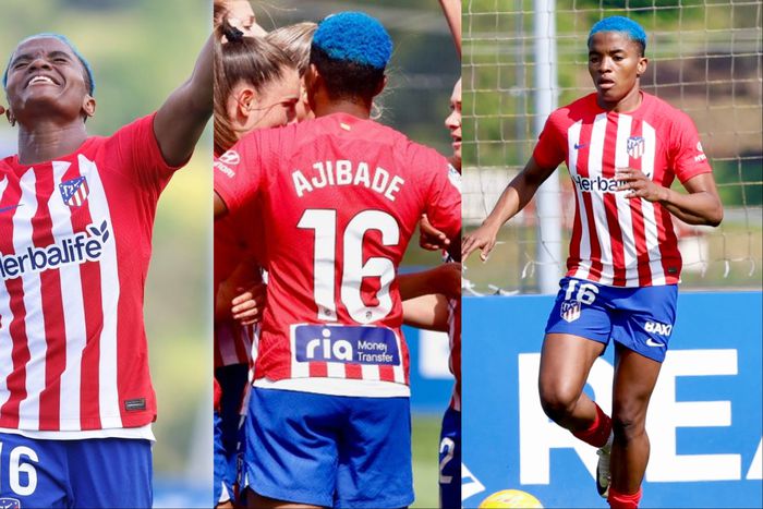 Watch Super Falcons of Nigeria star Rasheedat Ajibade score for Atletico Madrid against Real Sociedad.