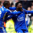 Nigeria's Wilfred Ndidi and Abdul Fatawu celebrates.