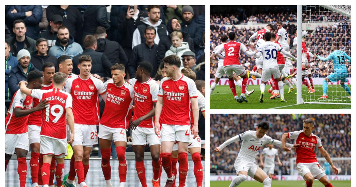 Arsenal avoid late scare in North London derby to keep title hopes ...