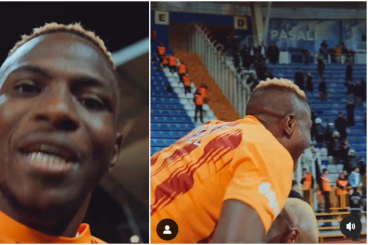 Passion unleashed: Osimhen's emotional celebration after Galatasaray heroics goes viral - WATCH