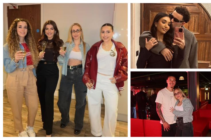 Liverpool players' WAGs joins in title celebration