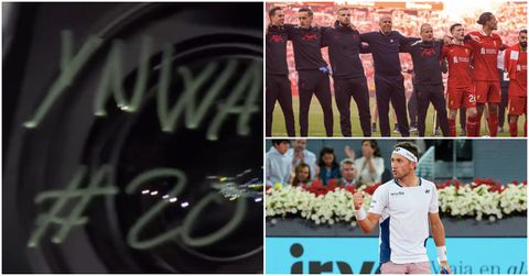 [WATCH] YNWA - Clay court specialist pays tribute to Liverpool after Premier League success