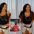 "When is the wedding?" — Fans quiz Bukayo Saka’s Nigerian fiancée as she dazzles in new photos