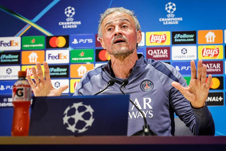 Luis Enrique, PSG manager  || Imago