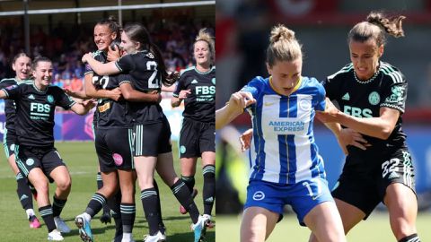 Super Falcons star Ashleigh Plumptre celebrates relegation survival with Leicester City