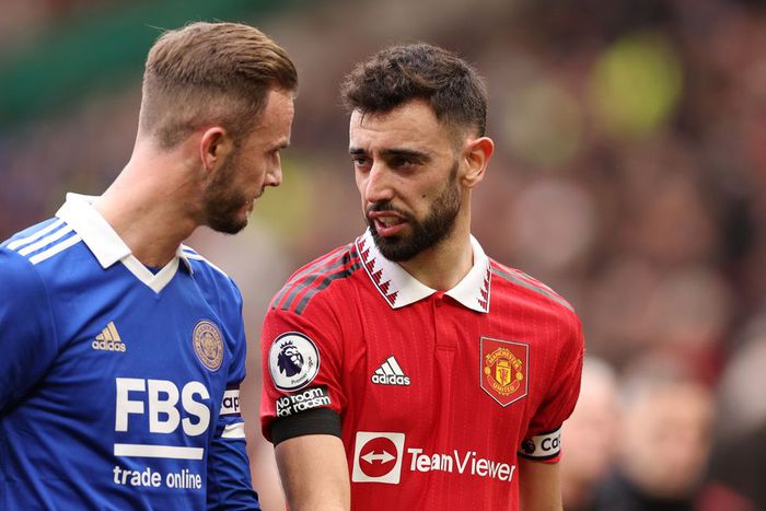 Leicester's James Maddison could link up with Bruno Fernandes at Manchester United