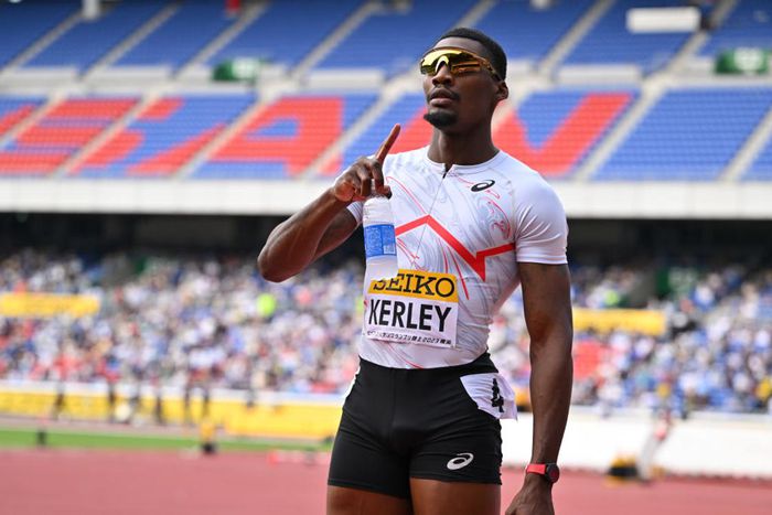 Fred Kerley sends massage to competitors after winning Rabat Diamond League