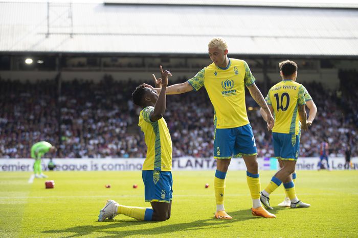 Taiwo Awoniyi scores for Nottingham