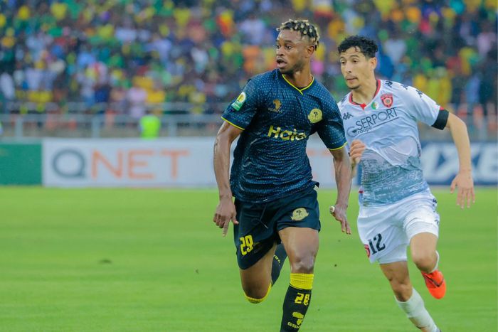 Yanga in action against USM Alger.