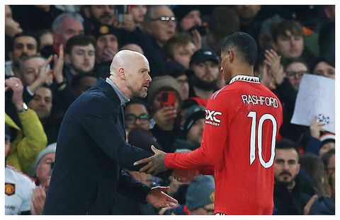 Man United: Erik Ten Hag challenges Rashford to score 40 goals next season