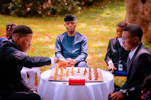 After leaving Aso Rock, Osinbajo takes to Chess