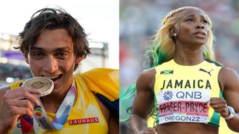 Mondo Duplantis still looking forward to beating Shelly-Ann Fraser-Pryce in the 100m