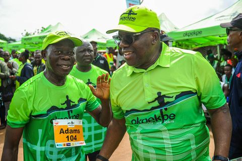 Former Edo State Governor expresses his delight to be part of Okpekpe race success story