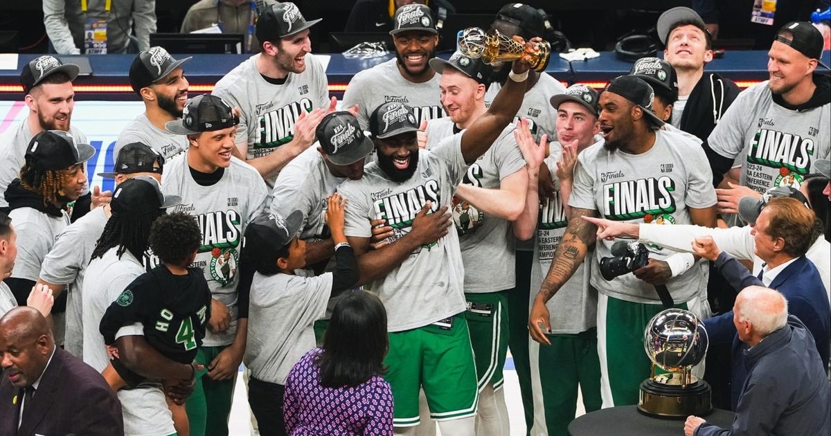 NBA Playoffs: Jaylen Brown wins Larry Bird ECF Trophy as Boston Celtics ...