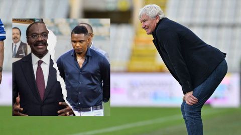 Samuel Eto'o, Cameroon Sports Ministry official in near-fist fight over coach Marc Brys dispute [VIDEO]