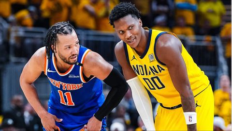 Tyrese Haliburton explodes with a triple-double as the Pacers take a 3-1 lead against Knicks of the Eastern Conference NBA Playoffs.