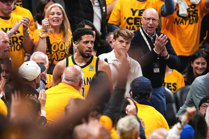 Tyrese Haliburton explodes with a triple-double as the Pacers take a 3-1 lead against Knicks of the Eastern Conference NBA Playoffs.