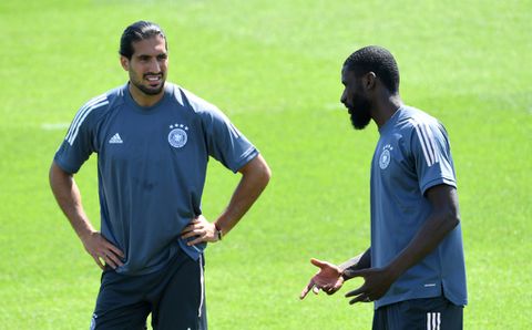 Germany's Gundogan, Ruediger back training before England tie