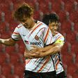 Yamasaki grabs hat-trick as Nagoya thrash Ratchaburi