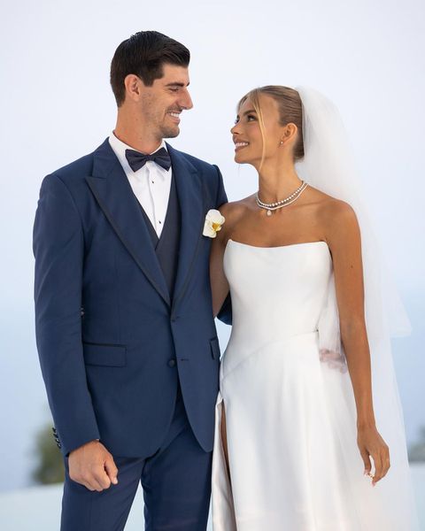 Thibaut Courtois and Mishel Gerzig are married.