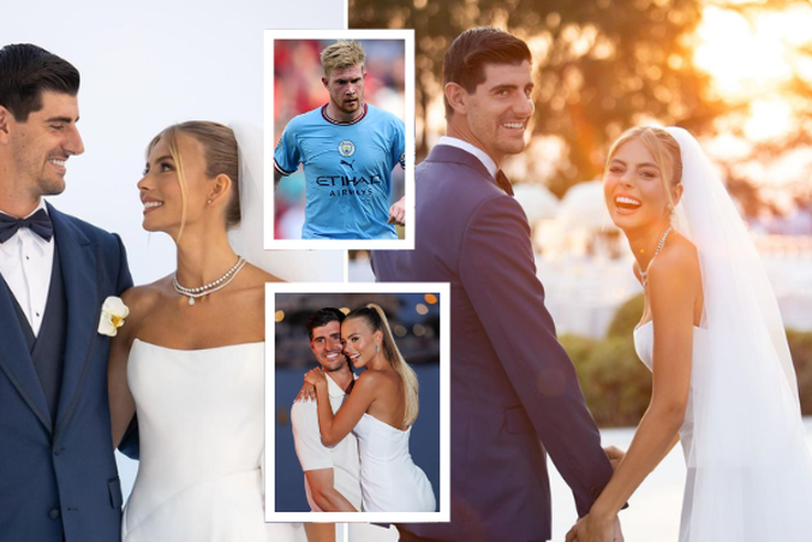 Thibaut Courtois Mishel Gerzig wedding