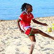 Harambee Sand Starlets during training.