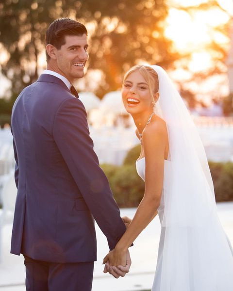 Thibaut Courtois and Mishel Gerzig are married