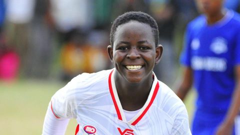 Harambee Starlets striker Jentrix Shikangwa faces ordeal after relative is detained while collecting Golden Boot Award