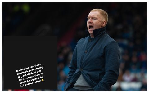 ‘Making me pissed’ - Paul Scholes hits out at Ian Wright over Saka’s comment