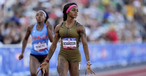 US Olympic trials: Sha'Carri Richardson clocks the easiest sub-22s run in her 200m qualifying heat to make the semifinals