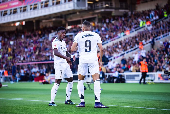 Kylian Mbappe and Vinicius Junior