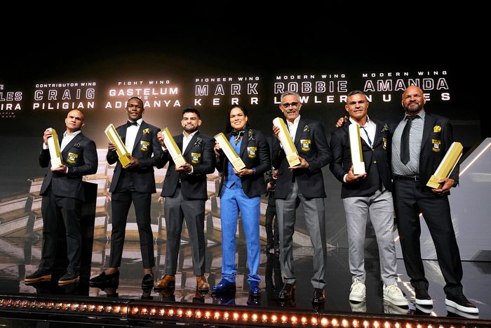 Nigerian Last Stylebender Israel Adesanya: inducted into UFC Hall of Fame with rival Kelvin Gastelum.