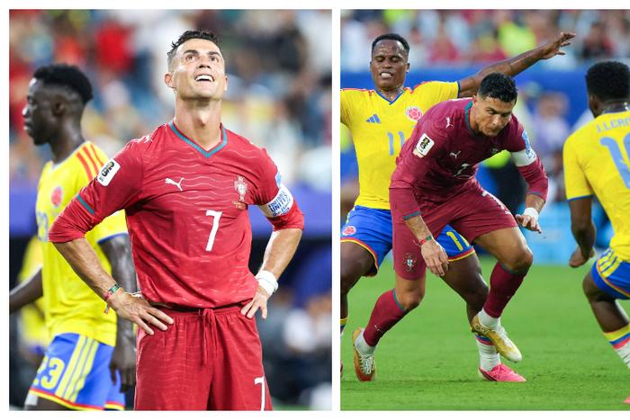 Portugal plays a goalless draw against Colombia