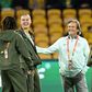 Super Falcons coach Randy Waldrum and his loyal players
