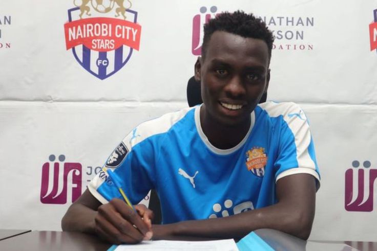 Nairobi City Stars' sensational striker Kelvin Etemesi shuts down transfer rumors with contract renewal