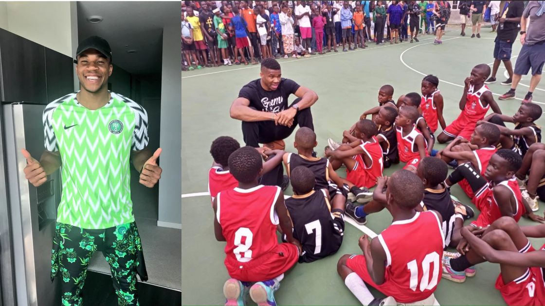 Giannis Antetokounmpo Nigerian Freak Lands In Lagos For The 1st Time