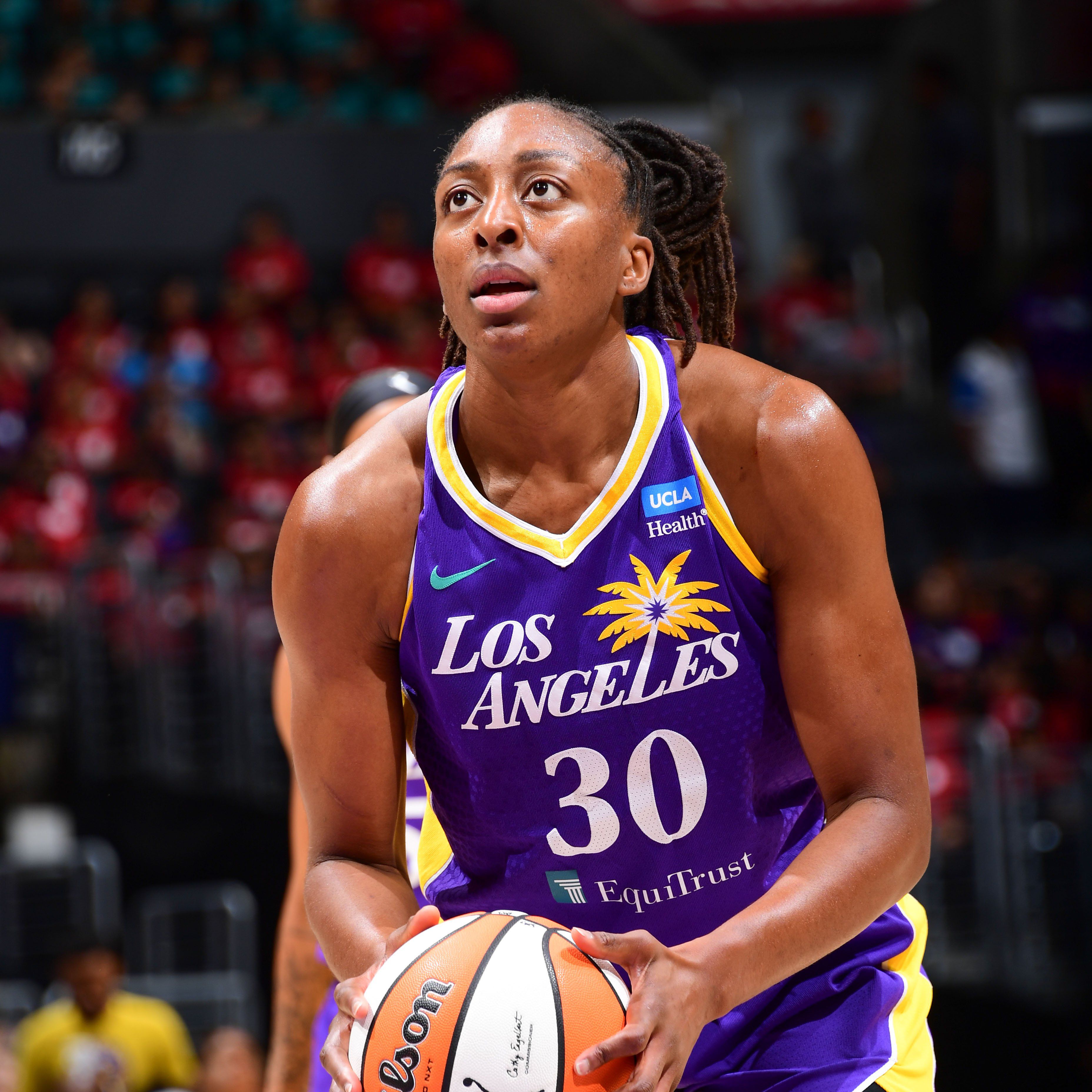 Nike Adult Los Angeles Sparks Nneka Ogwumike Purple Victory