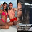 Even Lionel Messi is not safe from his wife Antonela Roccuzzo as she side-eyes while he holds his phone, See crazy reactions.