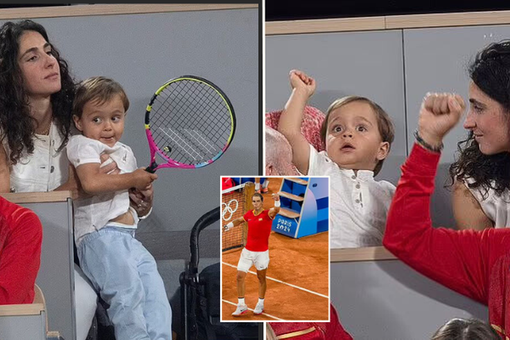 WATCH: Rafael Nadal's son shines at the Olympics